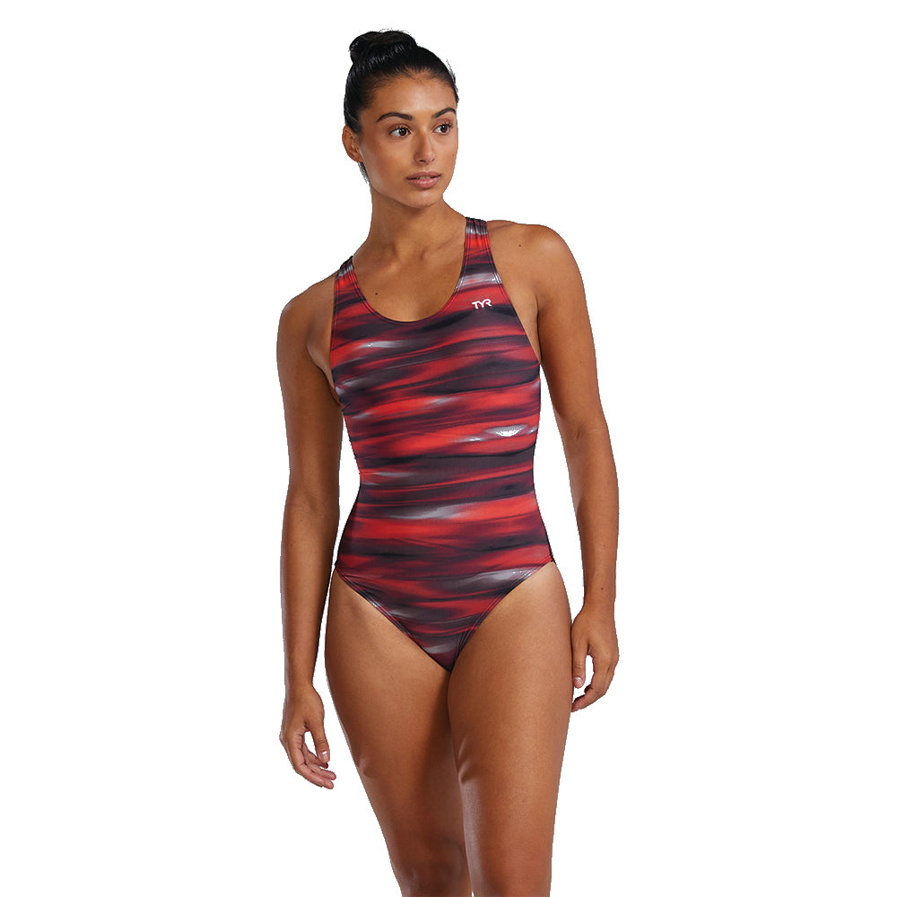 TYR Techno Wave Maxfit red front
