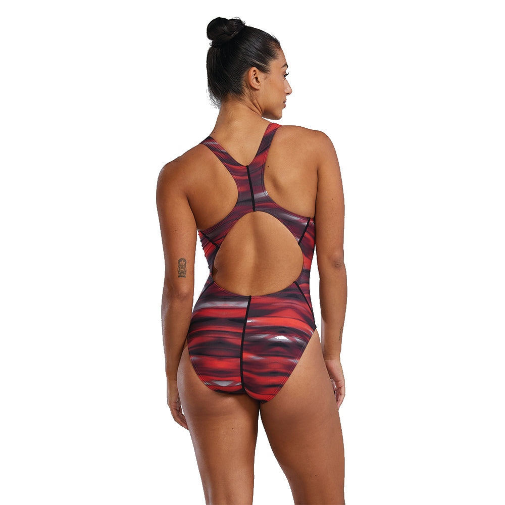 TYR Techno Wave Maxfit red back