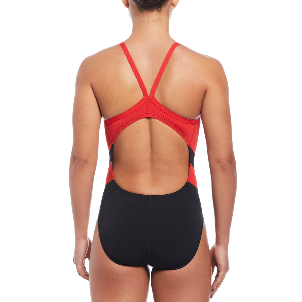 Nike Hydrastrong Vex Colorblock Racerback red back