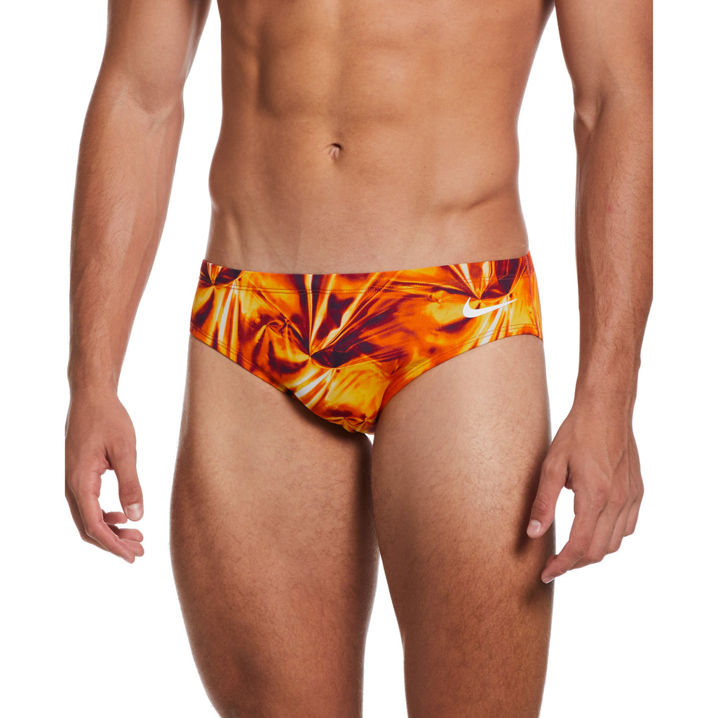 Nike Solar Rise Brief orange front