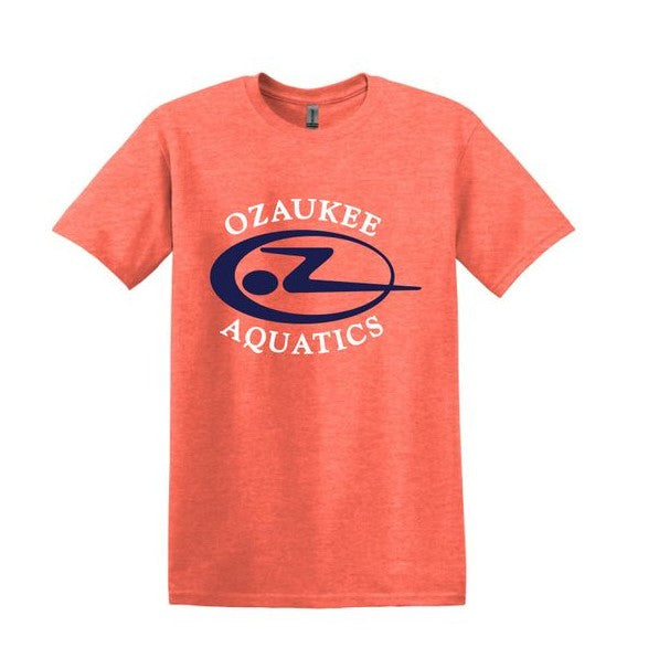 OZ Gildan Adult Soft style  T-shirt Heather Orange