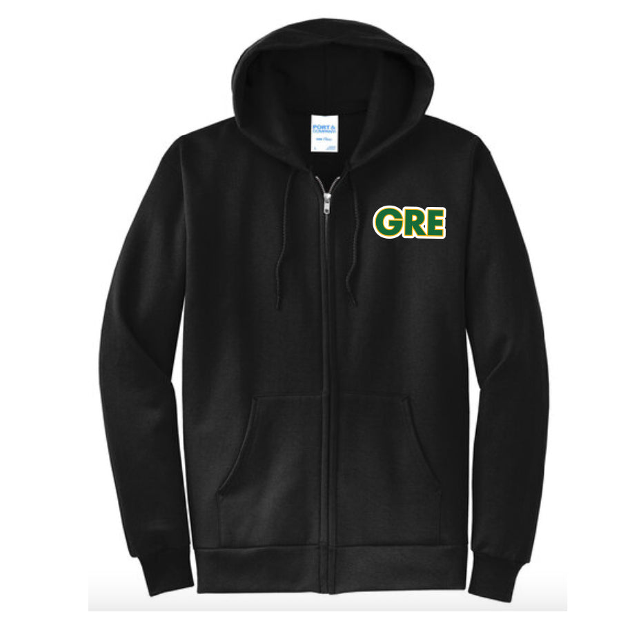 GREENWOOD FLEECE FULL ZIP HOODED SWEATSHIRT