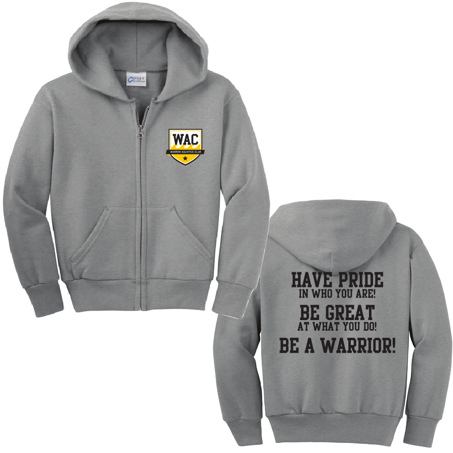 Warren Youth Core Fleece Full-Zip Sweatshirt