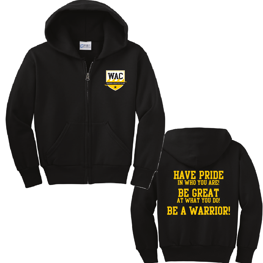 Warren Youth Core Fleece Full-Zip Sweatshirt