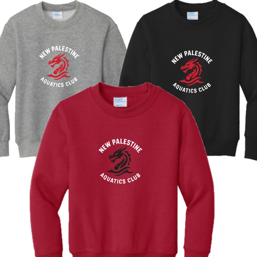 New Pal Essential Fleece Youth Crew Sweatshirt