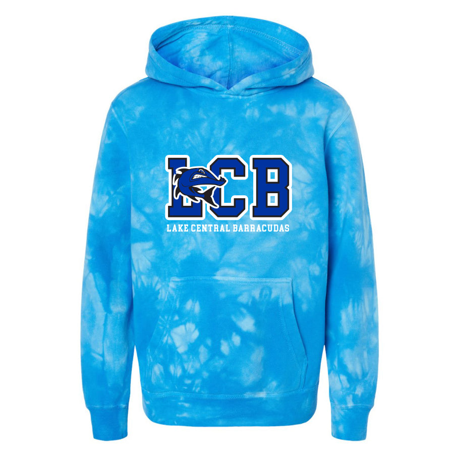 LAKE CENTRAL YOUTH MIDWEIGHT TIE DYED HOODIE