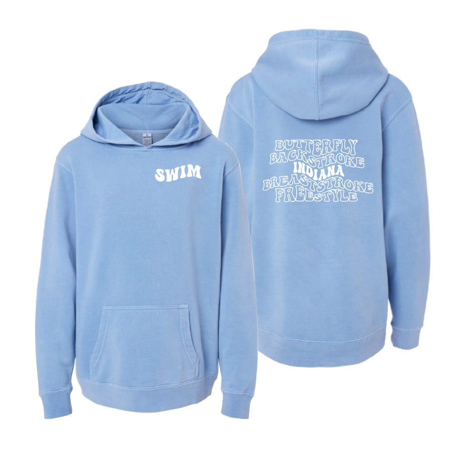 Youth Bubble Hoodie 2024 light blue idiana