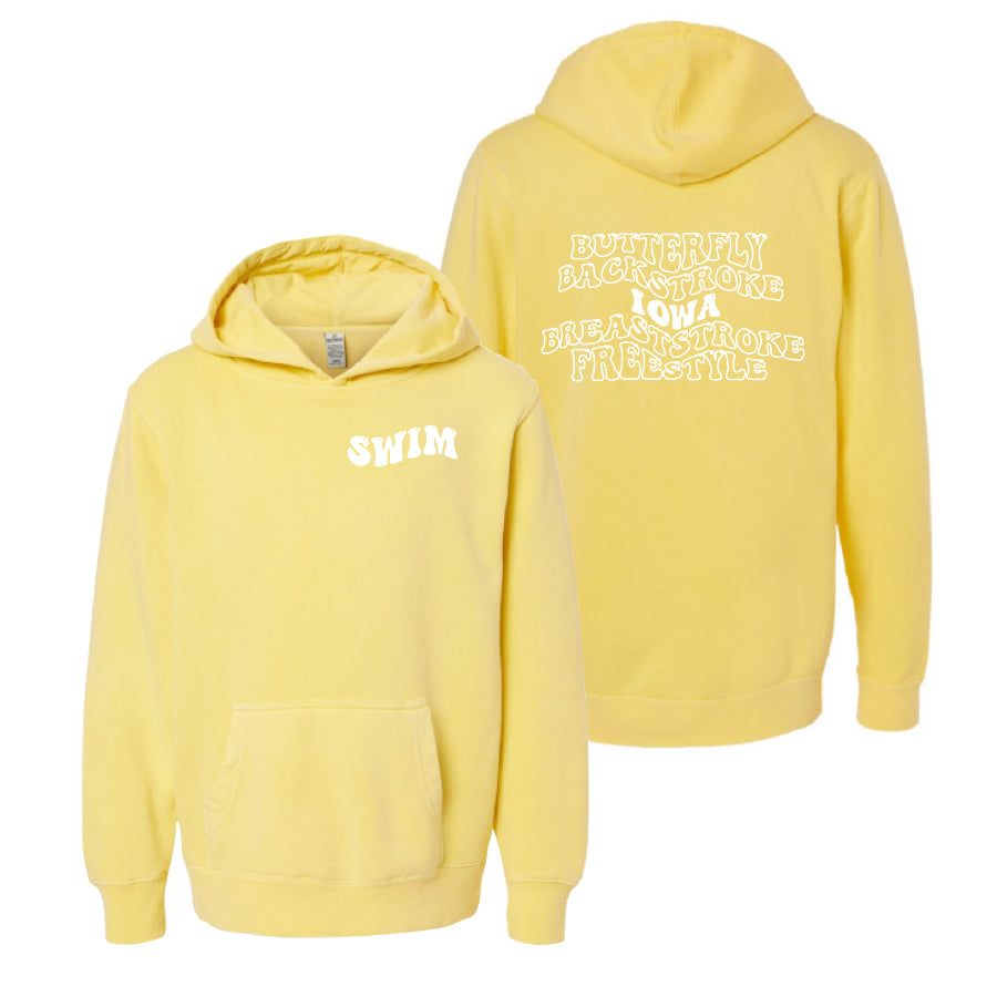 Youth Bubble Hoodie 2024 yellow iowa