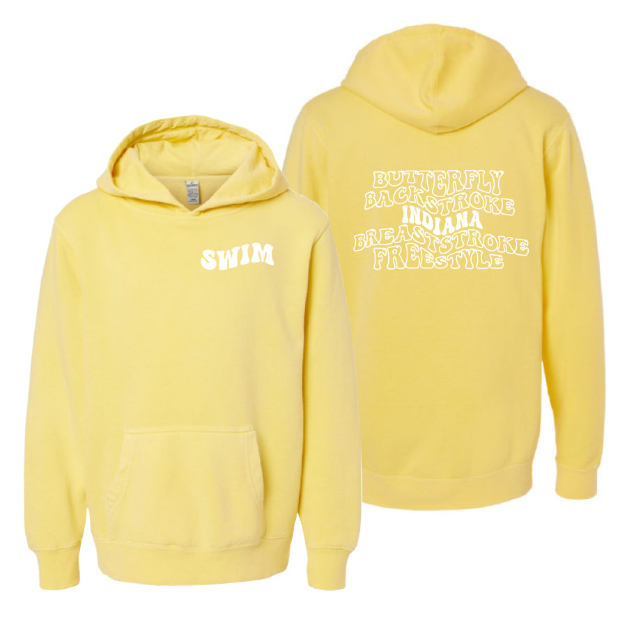 Youth Bubble Hoodie 2024 yellow indiana
