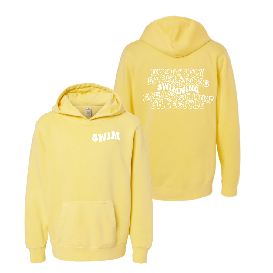 Youth Bubble Hoodie 2024 yellow swimming