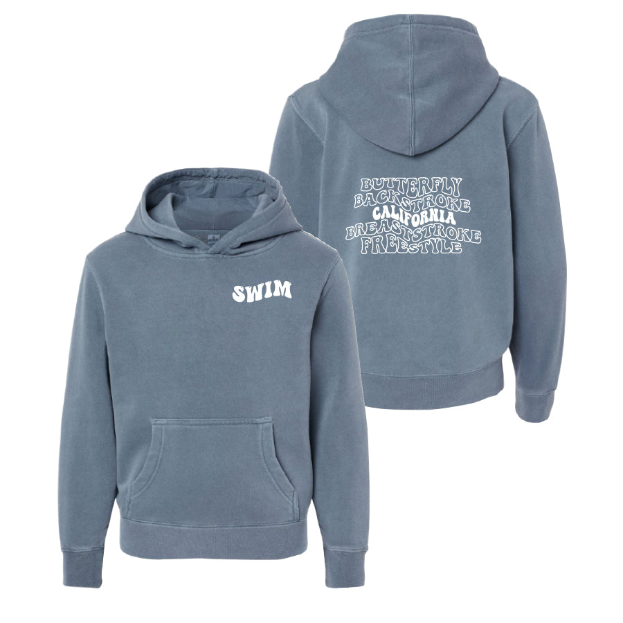 Youth Bubble Hoodie 2024 slate blue california