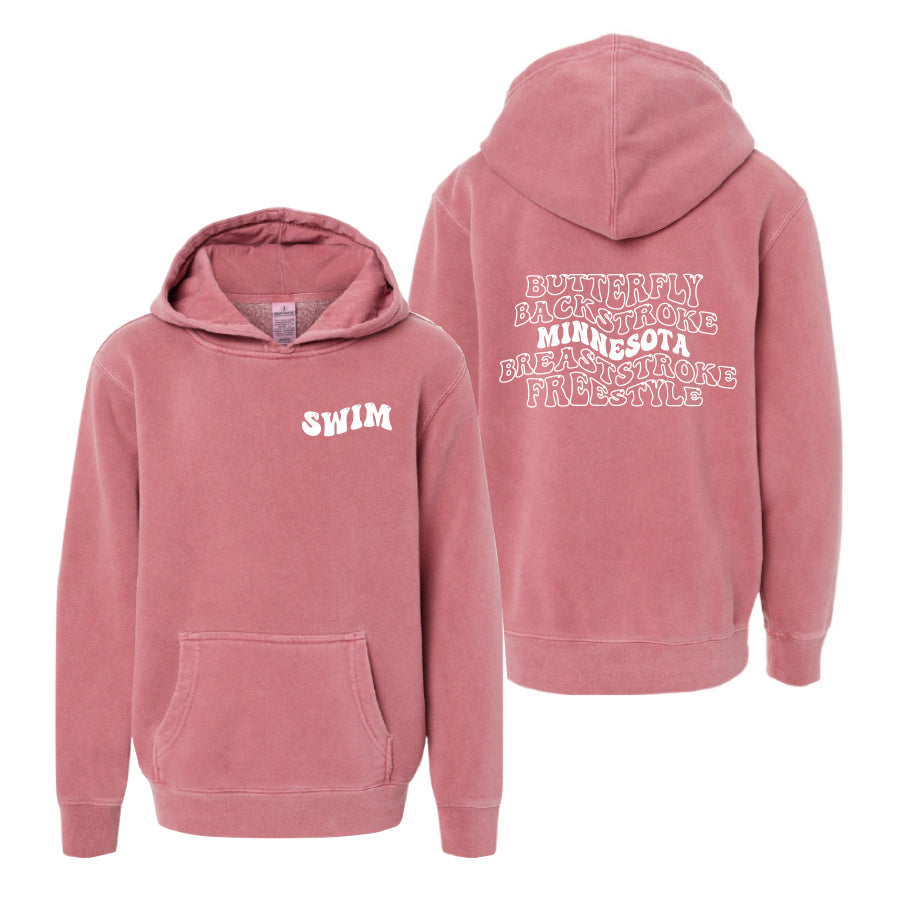 Youth Bubble Hoodie 2024 maroon minnesota