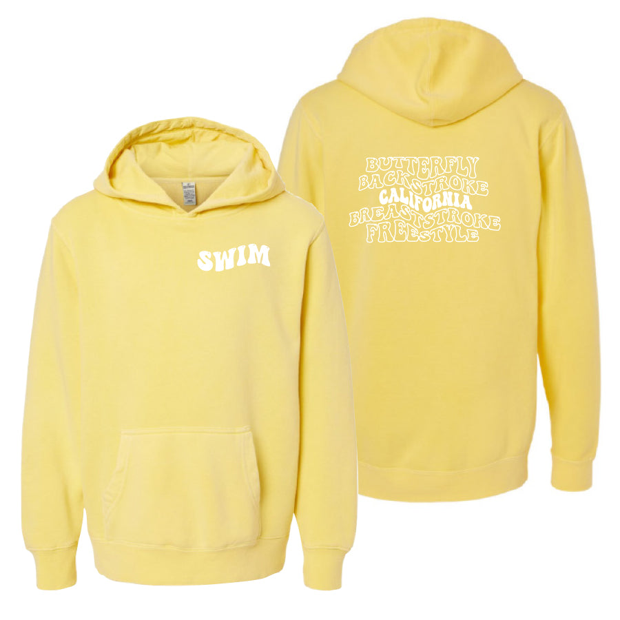 Youth Bubble Hoodie 2024 yellow california