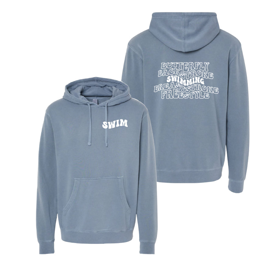 Bubble Swim Hoodie 2024 blue