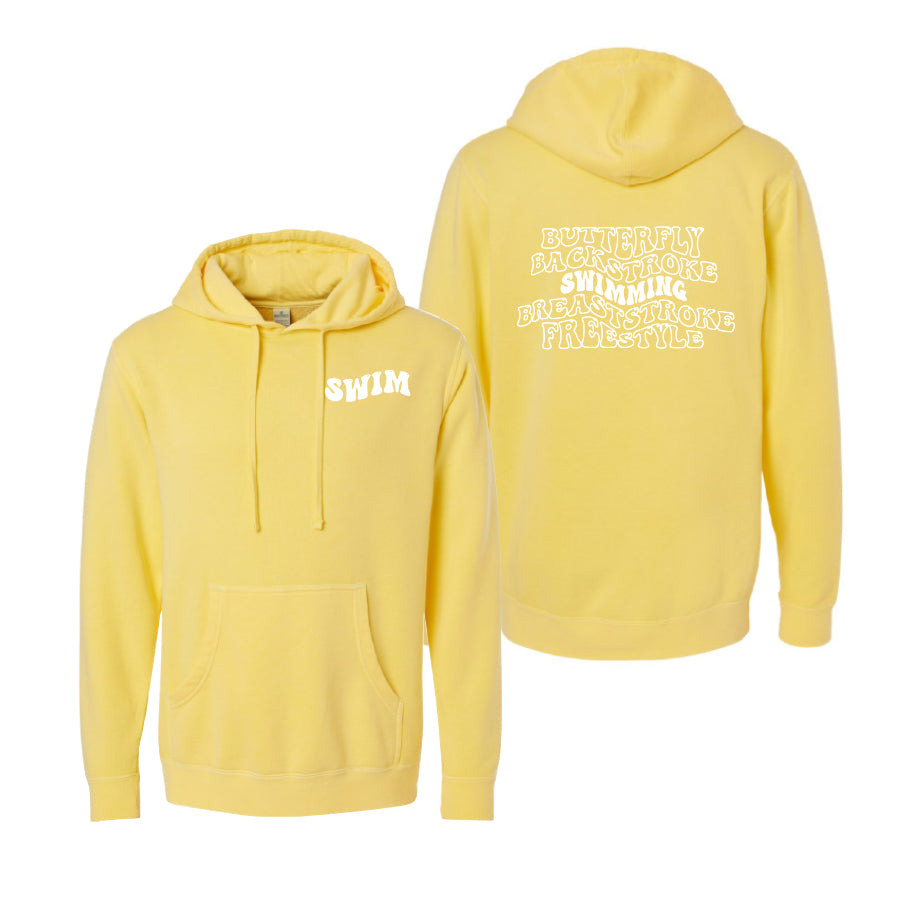 Bubble Swim Hoodie 2024 yellow