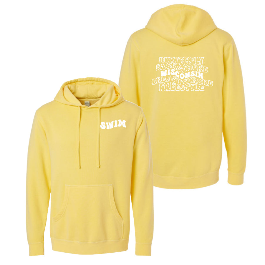 Bubble State Hoodie 2024 yellow wisconsin