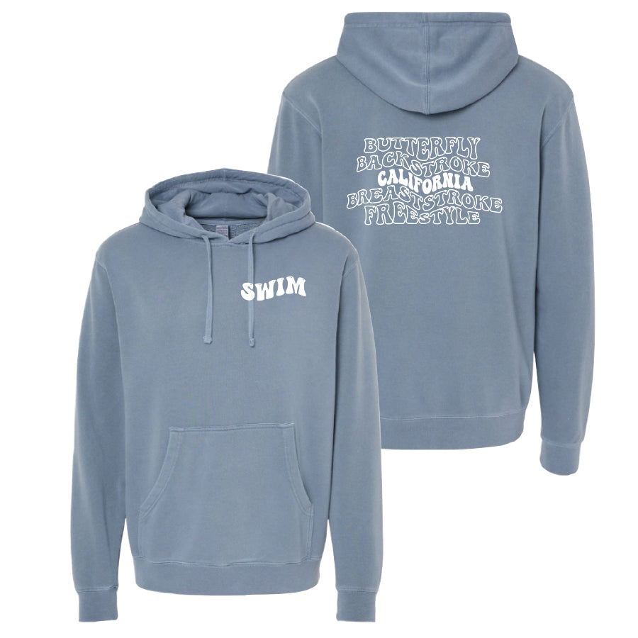Bubble State Hoodie 2024 blue california