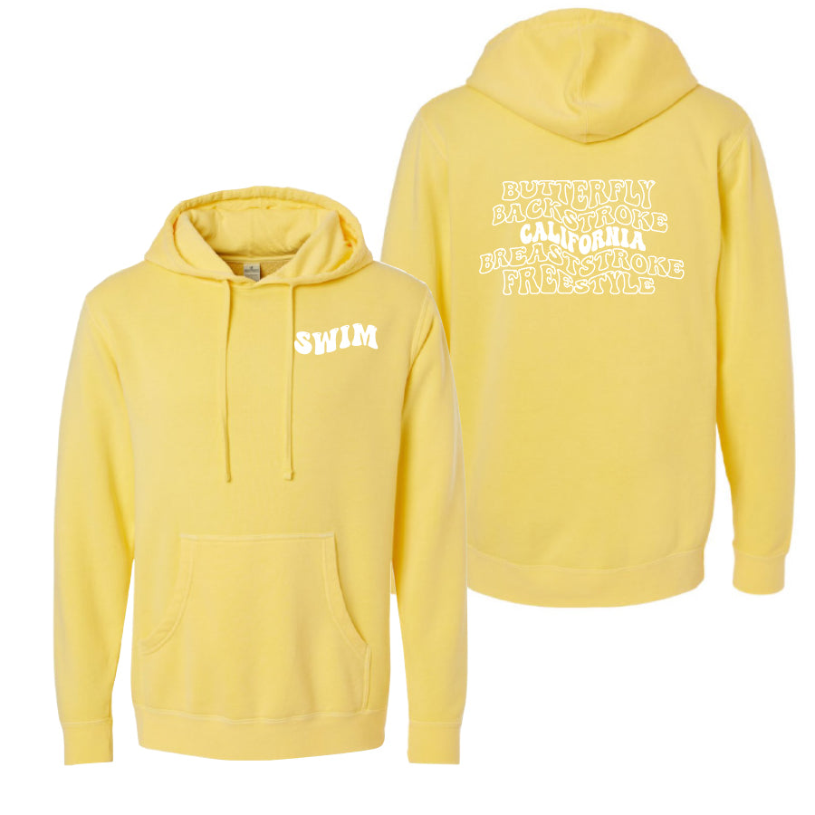 Bubble State Hoodie 2024 yellow california