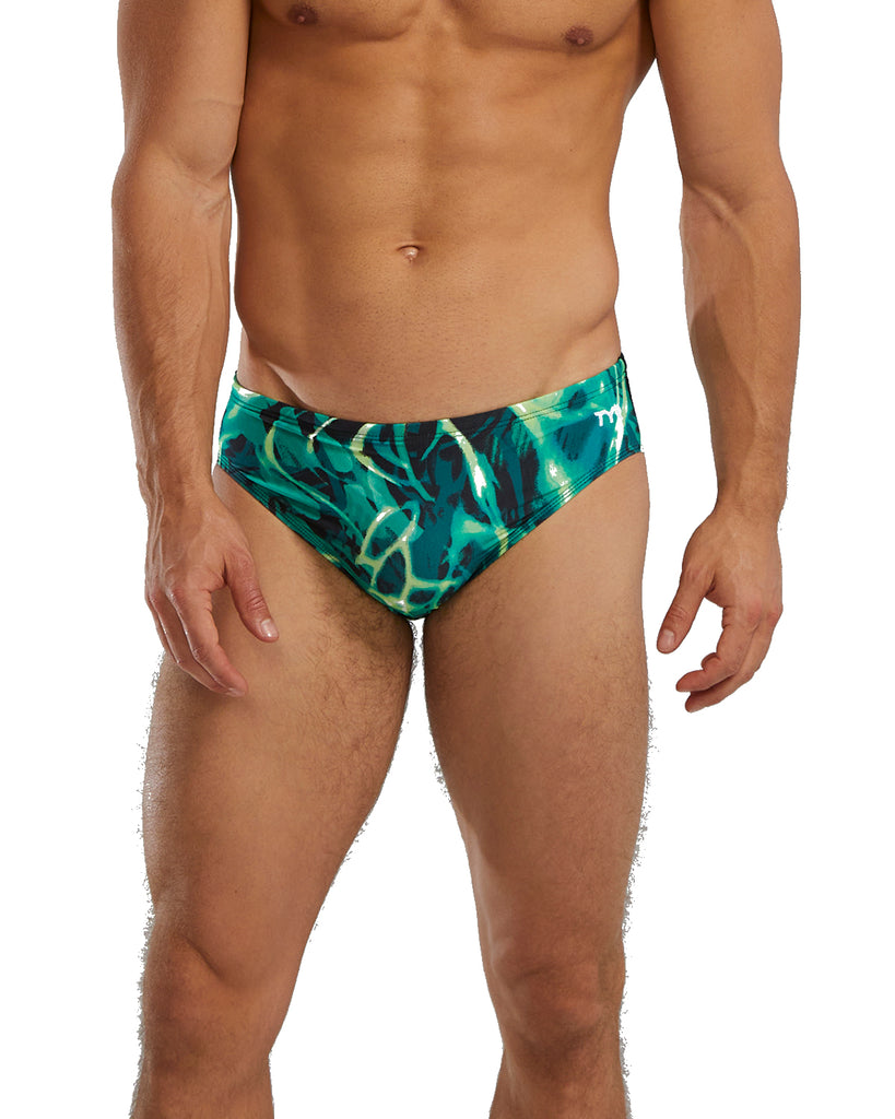 TYR Electro Racer green front