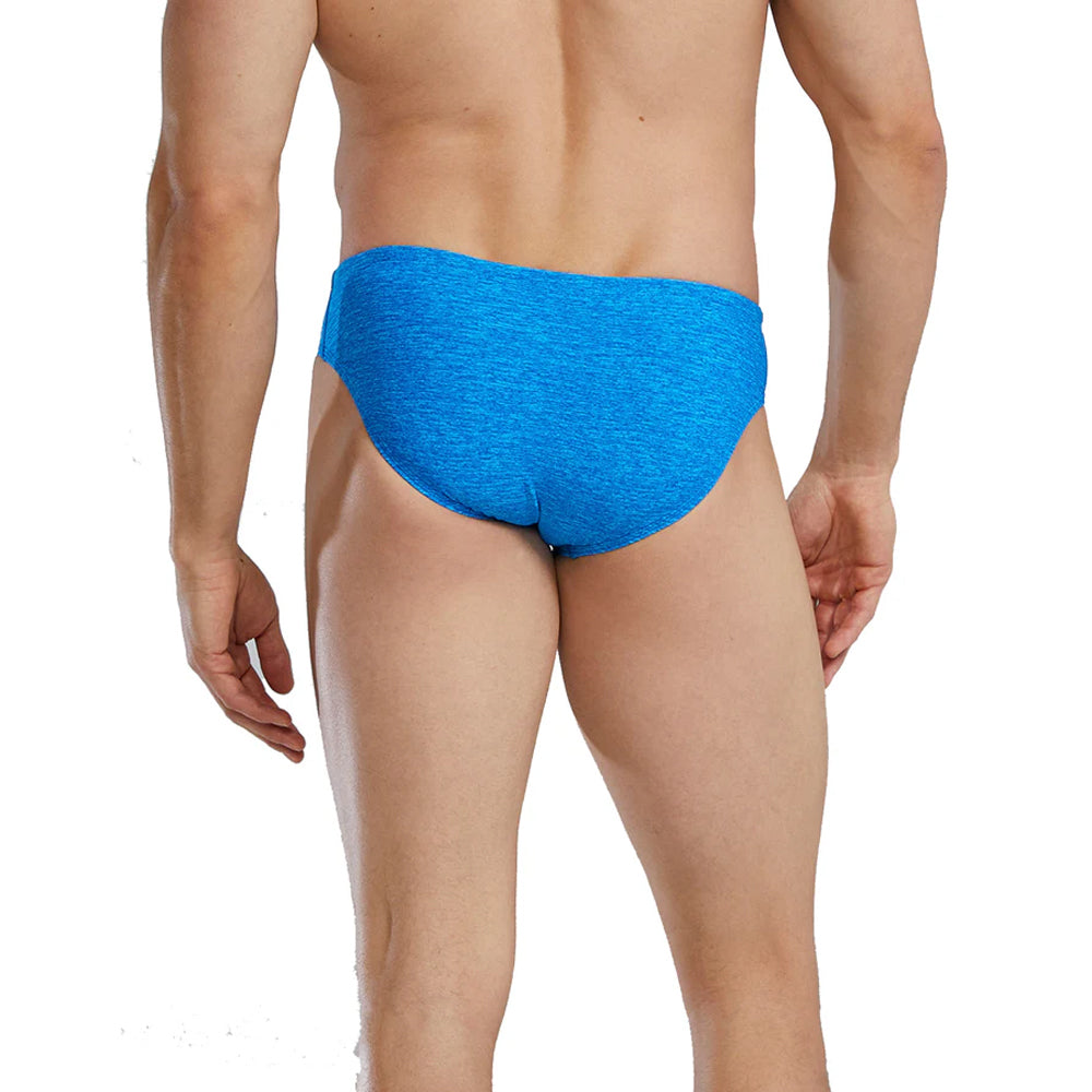 TYR Bright Blue Lapped Brief back