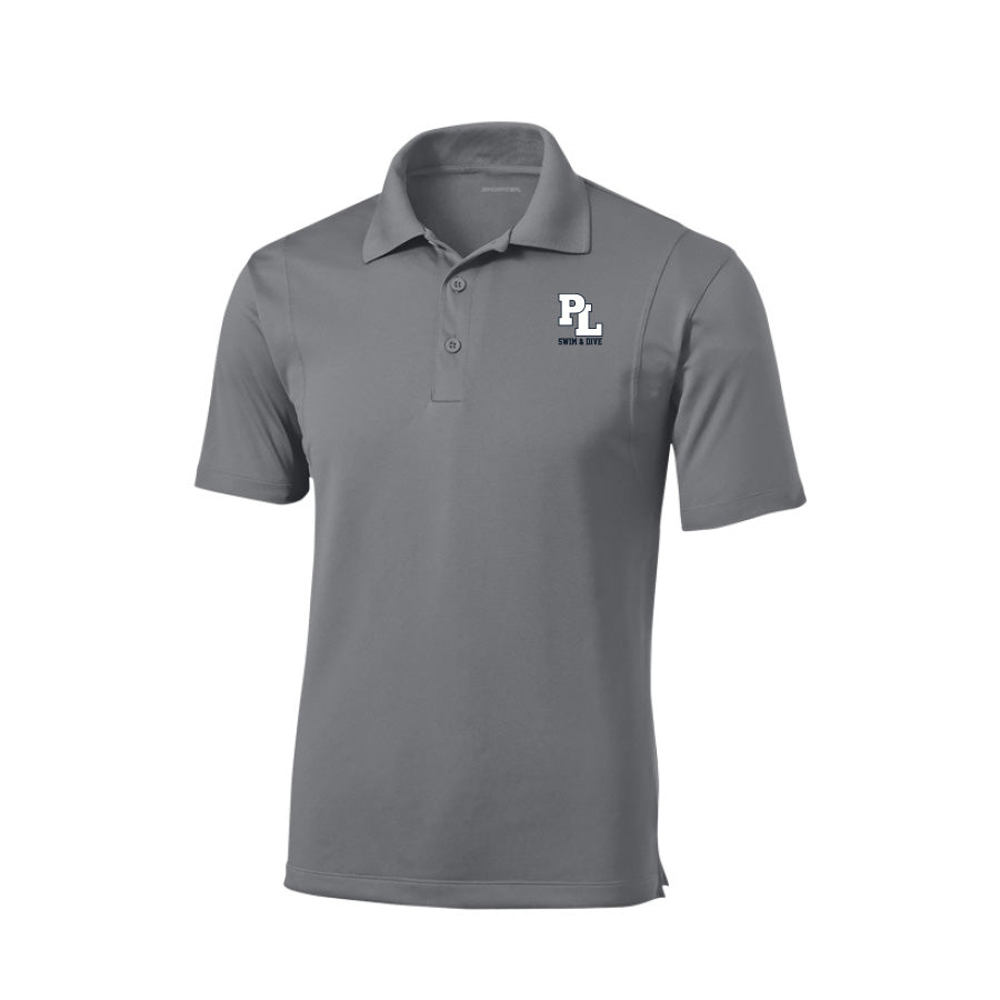 Prior Lake Girls 2026 Fan Polo - Grey Concrete