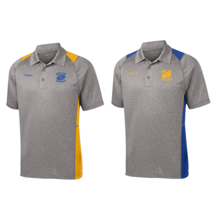 Highland HEATHER COLORBLOCK POLO