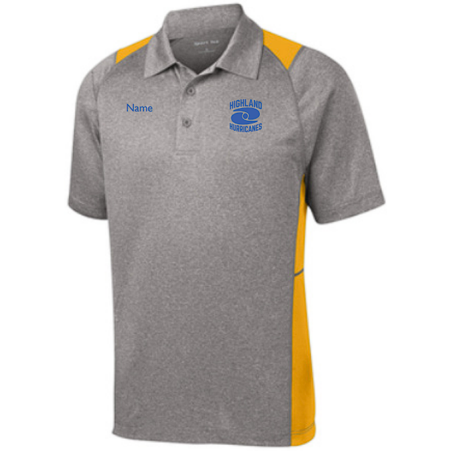 Highland HEATHER COLORBLOCK POLO
