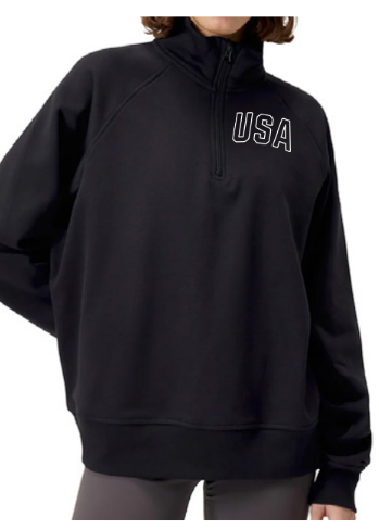 USA Artistic Swimming Speedo 1/4 Zip Fleece Pullover