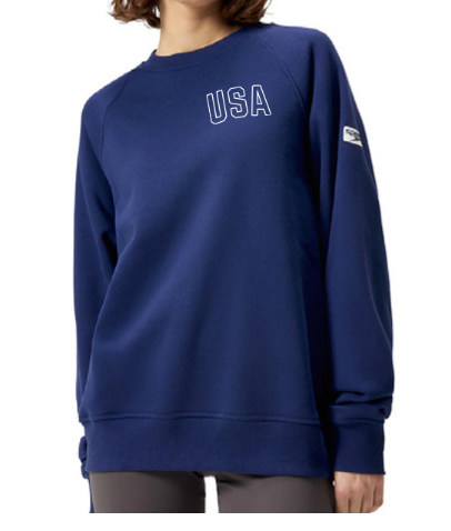 USA Artistic Swimming Speedo Unisex Fleece Crewneck