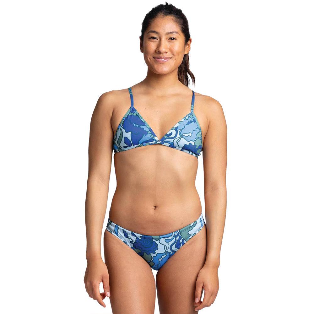 Jolyn Tomcat Print Top coral bay front