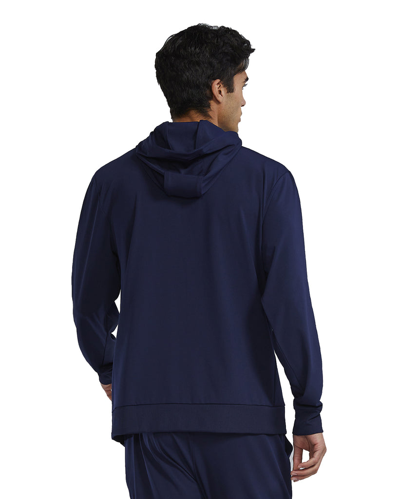 TYR Youth Full Zip Hoodie navy back