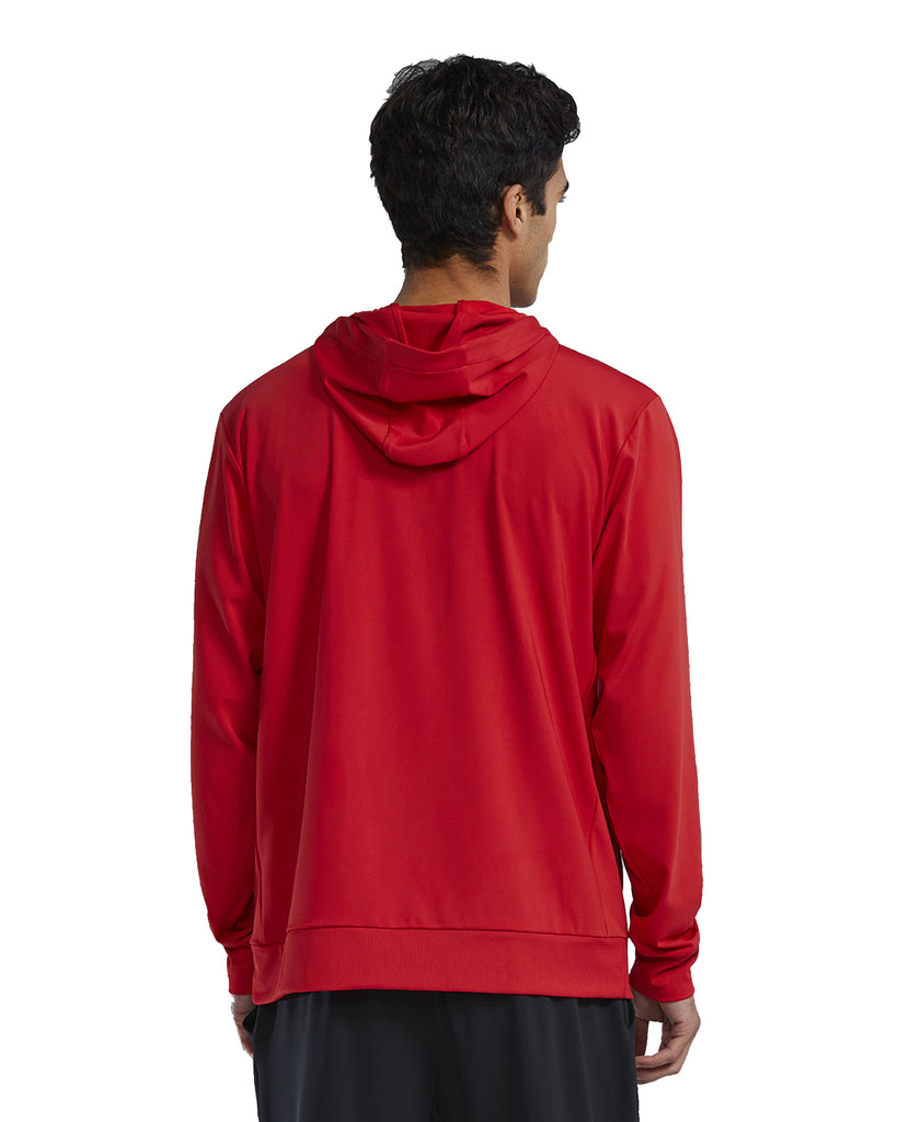 TYR Men's Full Zip Hoodie red back