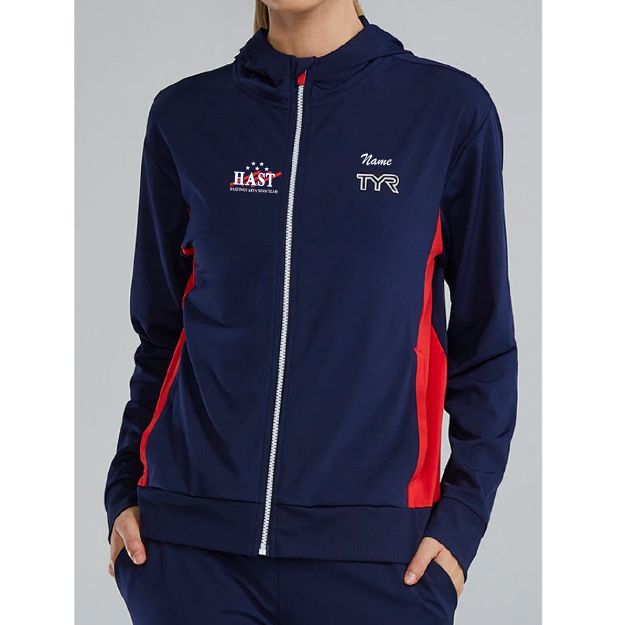 HAST TYR Women's Full Zip Team Warm Up Jacket