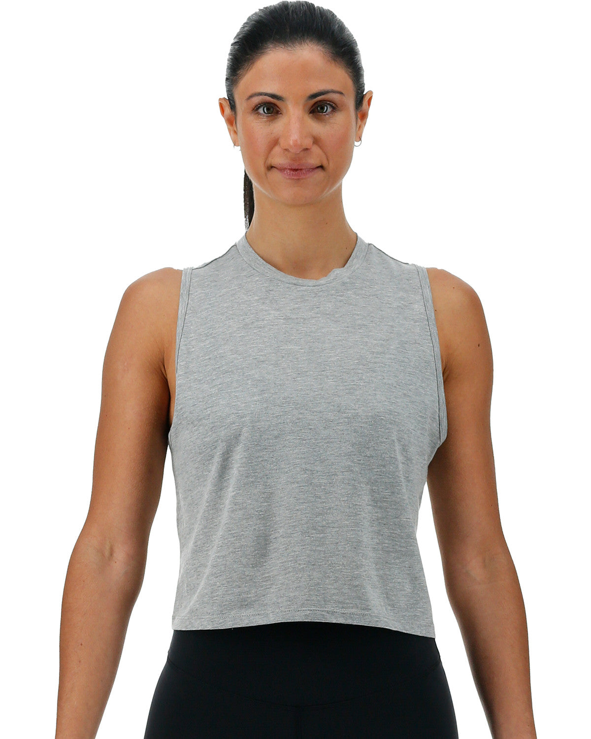 IISD WOMENS TRIBLEND CROP TANK