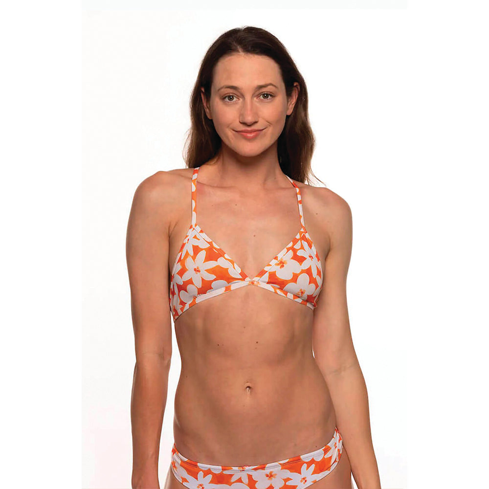 Jolyn Triangle Print Top scarlett