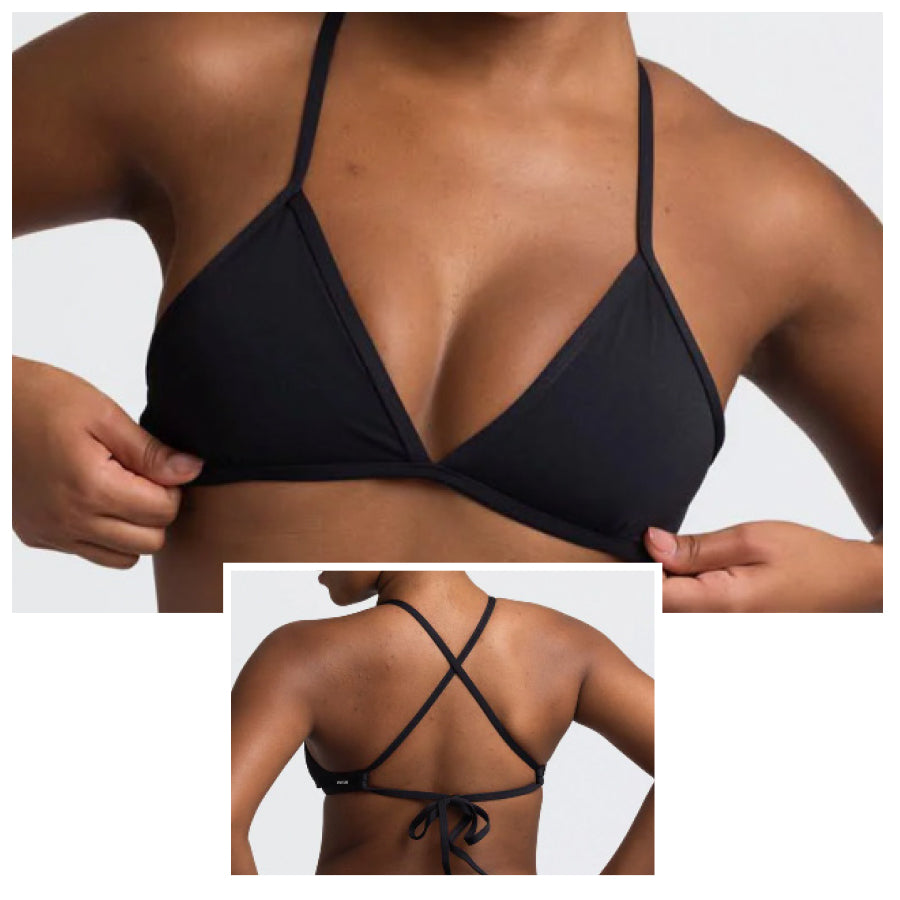 BEACH - Jolyn Triangle Solid Bikini Top