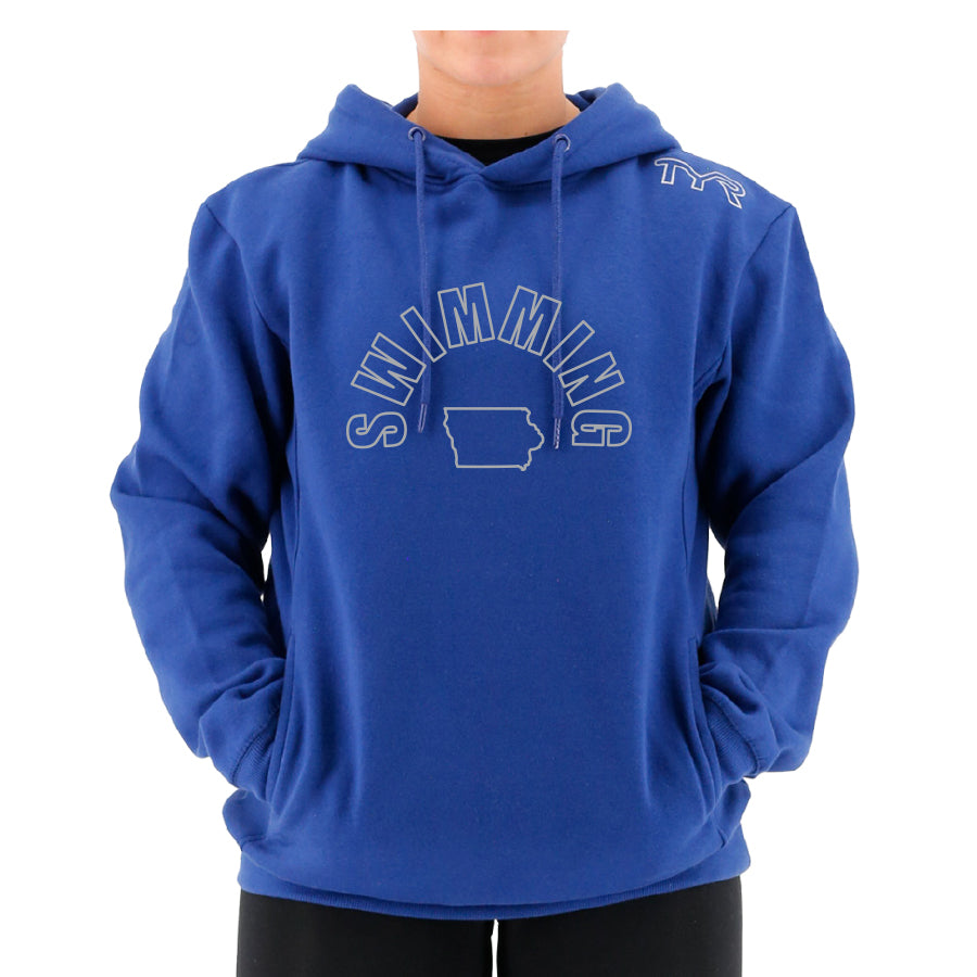 TYR Swim Hoodie 2024 navy iowa