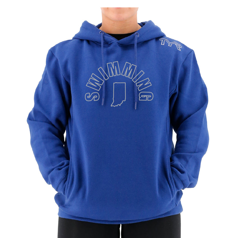 TYR Swim Hoodie 2024 navy indiana