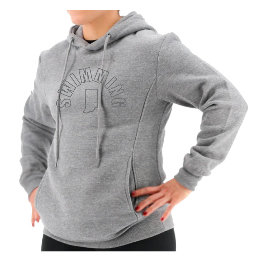 TYR Swim Hoodie 2024 heather grey indiana