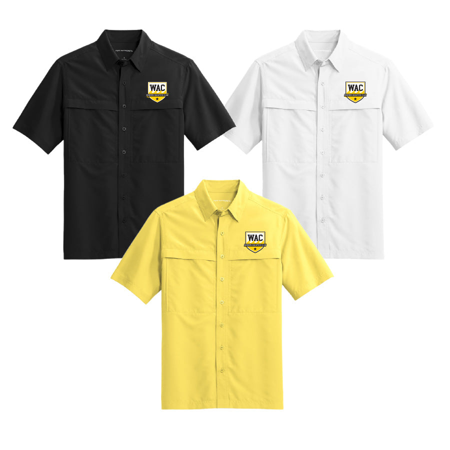 WARREN SHORT SLEEVE UV DAYBREAK BUTTON DOWN