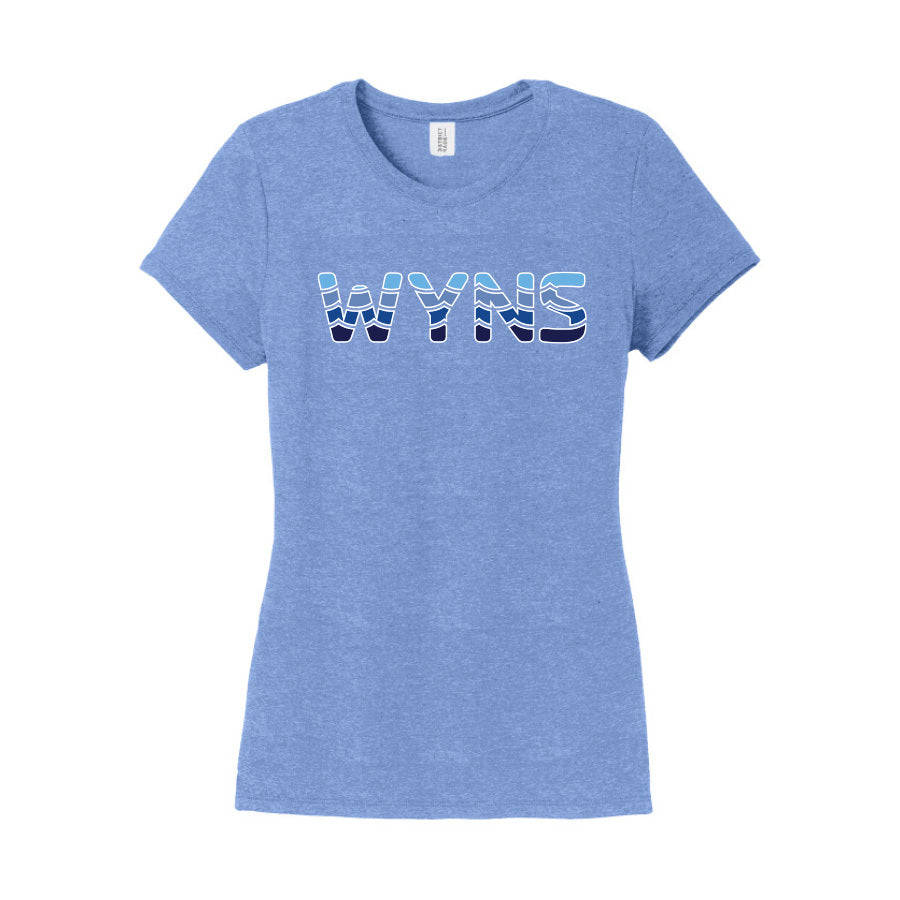 WYNS District Women's Perfect Tri Tee - Maritime Frost