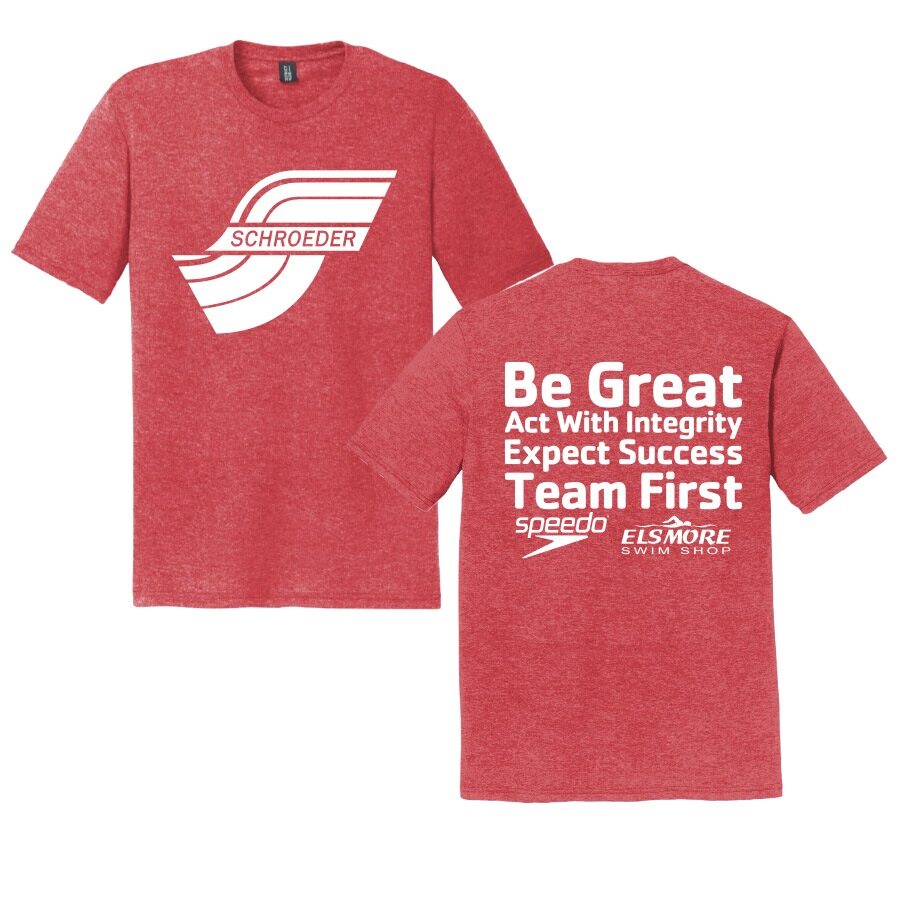 SSTY District Perfect Tri Tee Red Frost