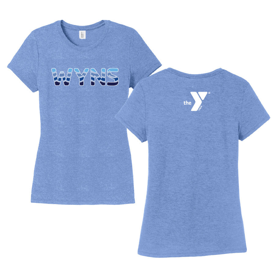 WYNS District Women's Perfect Tri Tee - Maritime Frost