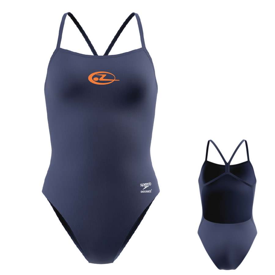 OZ Speedo Solid Endurance X V-Back 2.0