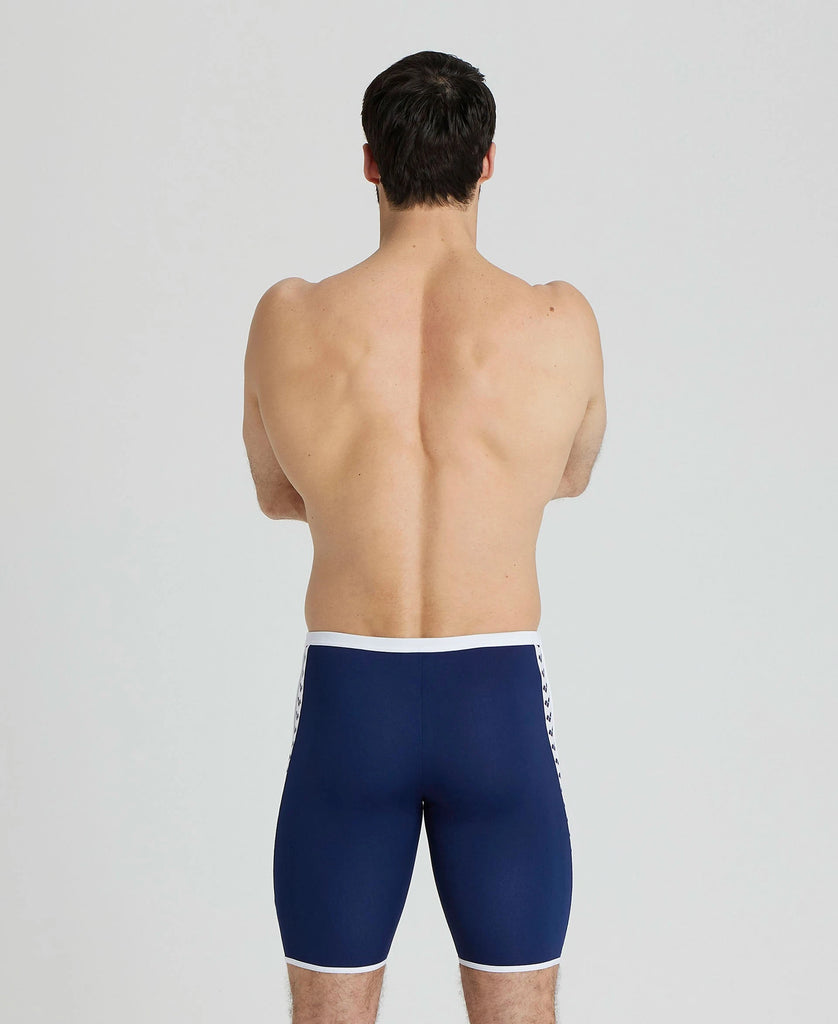 Arena Icons Solid Swim Jammer navy back