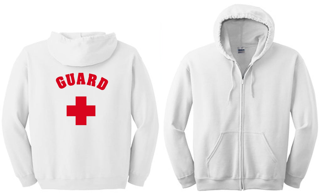 Elsmore Guard Full Zip Hooded Sweatshirt white
