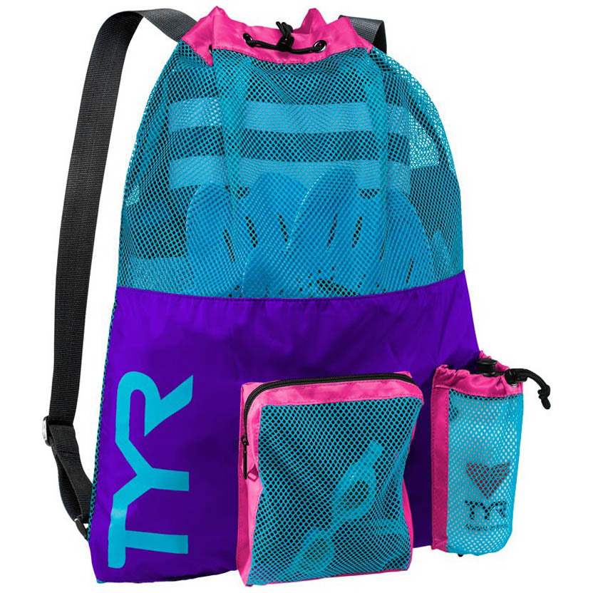 TYR Big Mesh Mummy Backpack purple blue