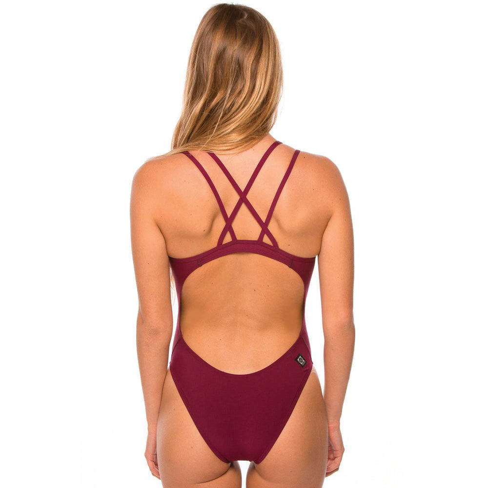Jolyn Murray Onesie cabernet back