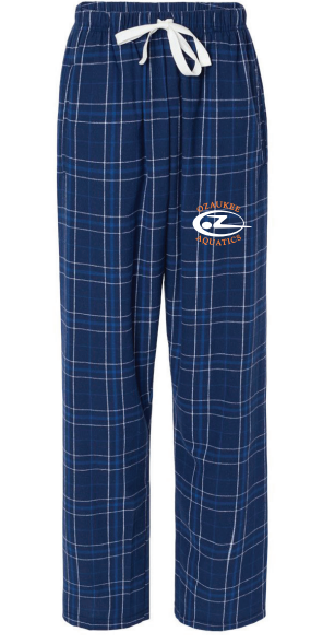 OZ Womens Flannel pants Navy Field Day