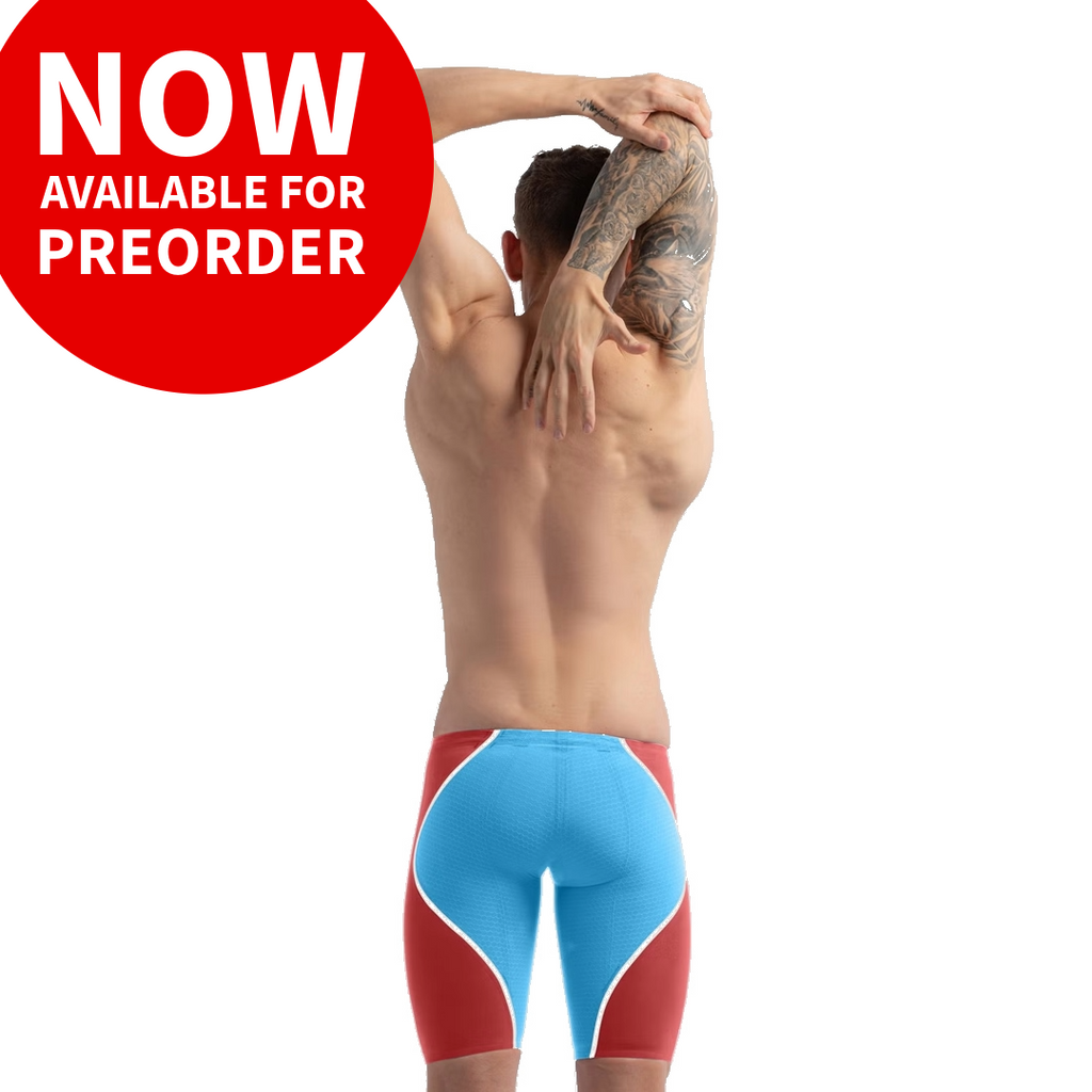 speedo intent jammer blue and red back
